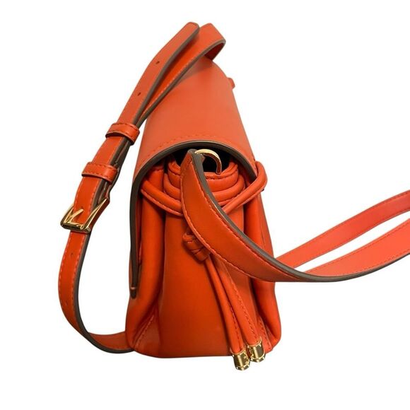 Michael Kors Burnet Orange Magnetic Flap Crossbody Bag - Picture 2 of 6